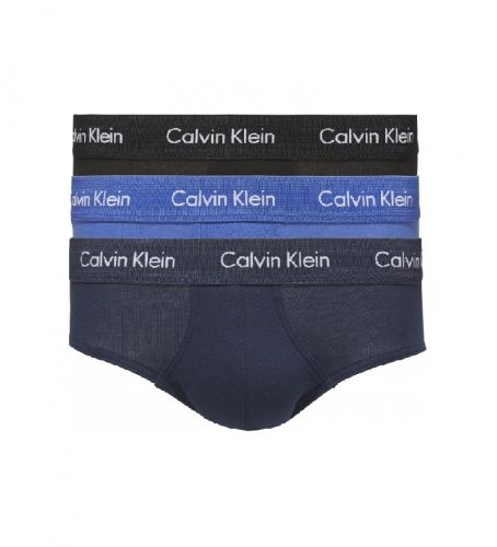 Til mænd. 0000U2661G Pakke med 3 HIP Brief Trusser , marineblå, (XL), Afslappet, Bomuld, Elastin - Calvin Klein - Modalova