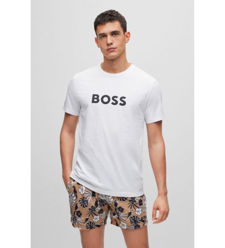 Til mænd. 50491706 RELAXED FIT T-SHIRT i økologisk bomuld (S), Afslappet, Korte ærmer - BOSS - Modalova