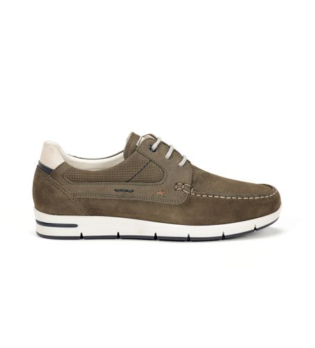 Til mænd. F1695 Yannic lædersko Medium (40), Fast, Blonder, Casual - Fluchos - Modalova