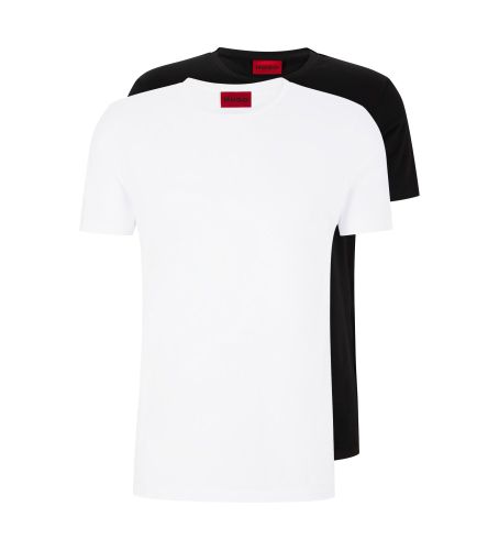 Til mænd. 50325440 Pakke 2 T-shirts Round , (S), Casual, Bomuld, Korte ærmer, Bæredygtig - HUGO - Modalova