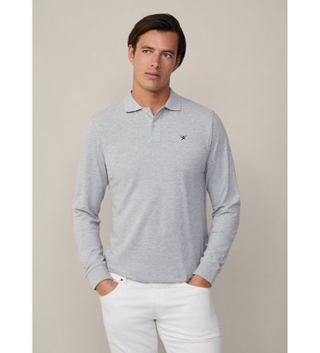 Til mænd. HM550887 Langærmet piqué-poloshirt i klassisk pasform (XXL), Casual, Bomuld, Lange ærmer - Hackett London - Modalova