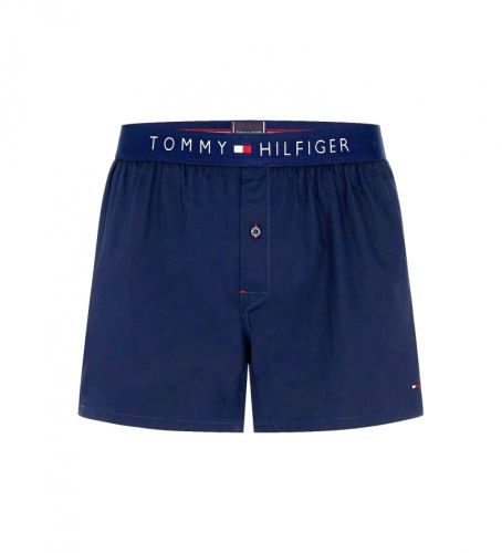 Til mænd. 1U87905489 Boxer Elegant navy (M), Afslappet, Økologisk bomuld, Bæredygtig, Blå - Tommy Hilfiger - Modalova