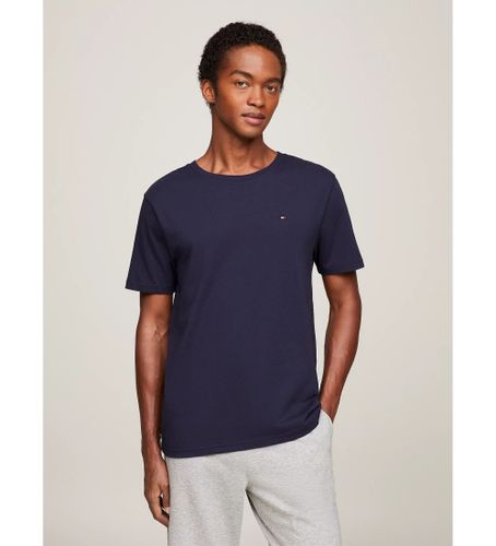 Til mænd. 2S87904671 T-shirt i ren bomuld (S), Casual, Korte ærmer, Økologisk bomuld, Bæredygtig - Tommy Hilfiger - Modalova