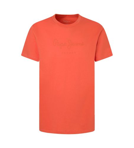 Til mænd. PM508208 Eggo T-shirt (M), Casual, Bomuld, Korte ærmer, Bæredygtig - Pepe Jeans - Modalova