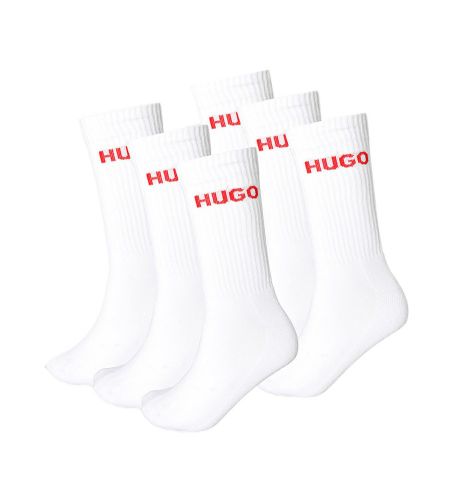 Til mænd. 50510187 Pakke med 6 logostrømper (40-46), Afslappet, Bomuld - HUGO - Modalova