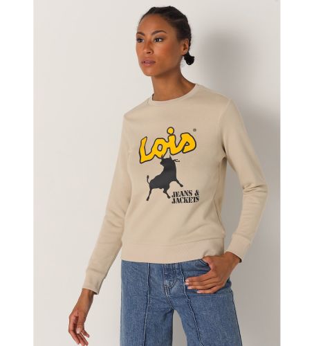 Til kvinder. 464312225 Basic sweatshirt (S), Casual, Bomuld, Lange ærmer - Lois Jeans - Modalova