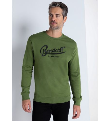 Til mænd. 860215264 - Basic sweatshirt med krave (S), Casual, Bomuld, Lange ærmer - Bendorff - Modalova