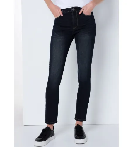 Til kvinder. 201112414 Bukser 136050 navy (25), Casual, Bomuld, Denim - Lois Jeans - Modalova