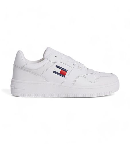 Til mænd. EM0EM01395 Essential Retro Basket Leather Sneakers (43), , 3-5 cm, Blonder, Casual - Tommy Jeans - Modalova