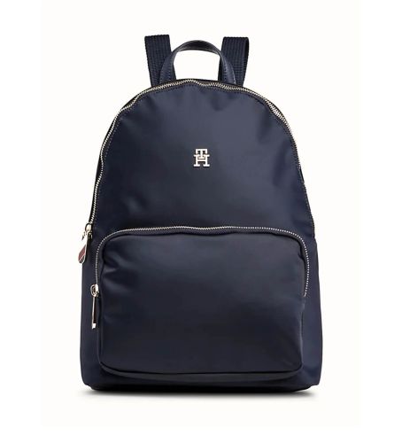 Til kvinder. AW0AW15641 TH Emblem badge rygsæk (OSFA), Casual, Genanvendt nylon - Tommy Hilfiger - Modalova