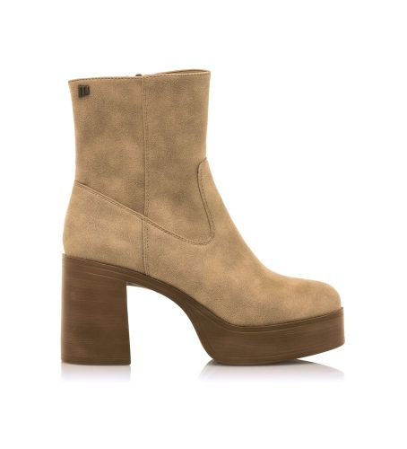 Til kvinder. 53371 Ankelstøvler Sixties -Høj hæl 8cm (38), Stof, 5-8 cm, Lynlås, Casual - MTNG - Modalova