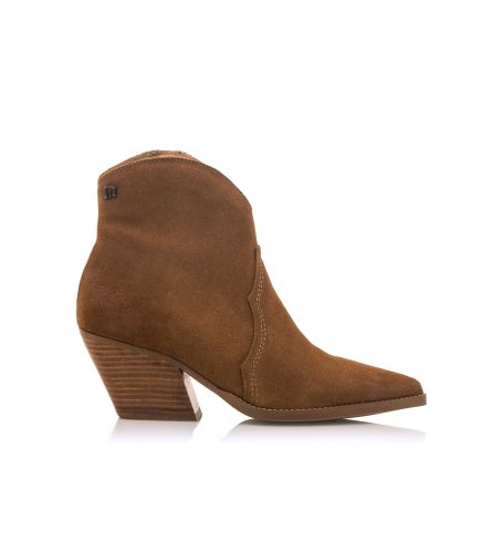 Til kvinder. 59743 Brune ankelstøvler i Missouri- -Hælhøjde 5 cm (36), 3-5 cm, Lynlås, Casual - Mustang - Modalova