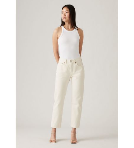 Til kvinder. 36200-0319 Jeans 501 Crop off-white (24/26), Hvid, Casual, Bomuld - Levi's - Modalova