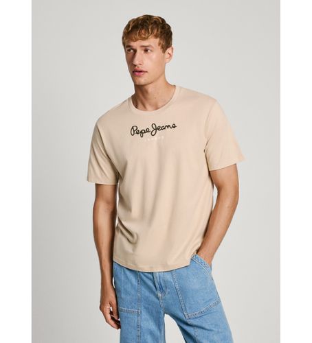 Til mænd. PM508208 Eggo N T-shirt (S), Casual, Bomuld, Korte ærmer - Pepe Jeans - Modalova