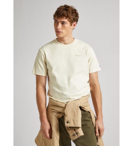 Til mænd. PM508664 Jacko T-shirt (XL), Casual, Bomuld, Korte ærmer, Bæredygtig - Pepe Jeans - Modalova