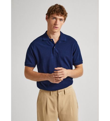 Til mænd. PM542143 Hudson polo shirt (S), Casual, Bomuld, Korte ærmer, Bæredygtig - Pepe Jeans - Modalova