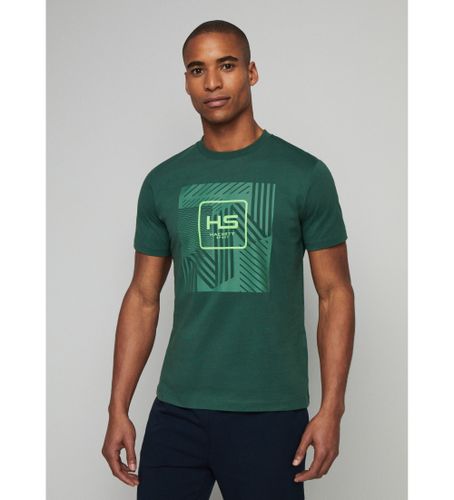 Til mænd. HM500801 Grafisk T-shirt (XXL), Casual, Bomuld, Korte ærmer - Hackett London - Modalova