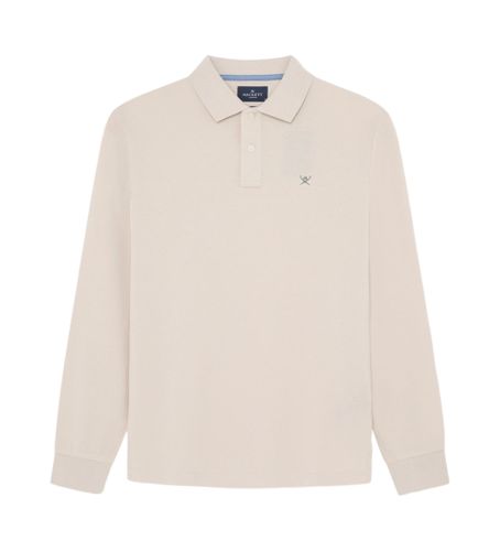 Til mænd. HM550887 Polo Piqué langærmet Slim (L), Casual, Bomuld, Lange ærmer - Hackett London - Modalova