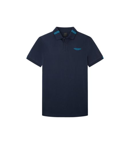 Til mænd. HM563226 Polo Am Tipped navy (XXL), Casual, Bomuld, Korte ærmer - Hackett London - Modalova