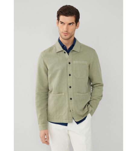 Til mænd. HM309951 Overshirt i hør (S), Casual, Bomuld, Linned, Klassisk, Lange ærmer - Hackett London - Modalova
