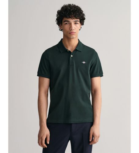 Til mænd. 2210 Pique polo shirt Regular Fit Shield (S), Casual, Bomuld, Klassisk, Korte ærmer - Gant - Modalova