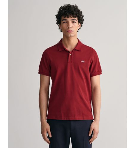 Til mænd. 2210 Pique polo shirt Regular Fit Shield (M), Casual, Bomuld, Klassisk, Korte ærmer - Gant - Modalova