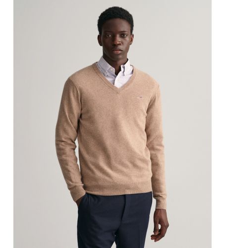 Til mænd. 87212 Pullover med V-hals i meget fin fåreuld (S), Casual, Bomuld - Gant - Modalova