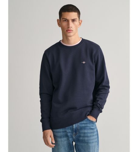Til mænd. 2006065 Shield navy sweatshirt med rund hals (S), Casual, Bomuld, Lange ærmer - Gant - Modalova