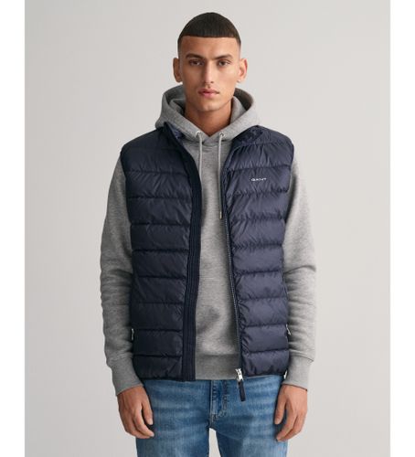 Til mænd. 7006299 Letvægtsdunjakke navy (S), Casual, Klassisk, Uden ærmer/stropper, Genanvendt polister, Bæredygtig - Gant - Modalova