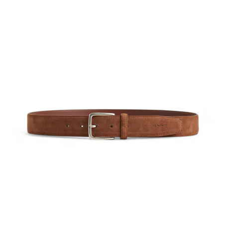 Til mænd. 9940156 Klassisk brunt læderbælte (100 cm), Casual - Gant - Modalova
