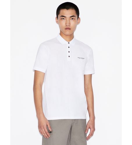 Til mænd. 8NZF80Z8H4Z1100 Polo logo (L), Casual, Bomuld, Korte ærmer - Armani Exchange - Modalova