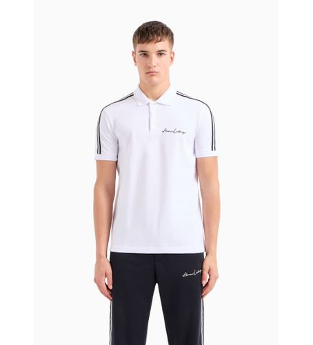 Til mænd. 8NZFSGZJ81Z1100 Ensfarvet poloshirt (L), Casual, Bomuld, Korte ærmer - Armani Exchange - Modalova