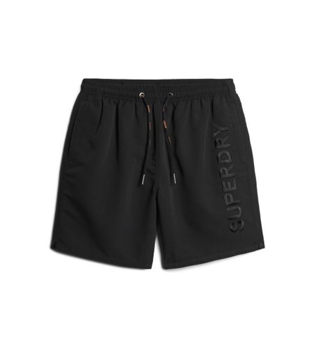 Til mænd. M3010227A Premium broderet badedragt (L), Badetøj, Bæredygtig, Genanvendt polyester - Superdry - Modalova