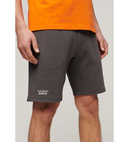 Til mænd. M7110417A Sport Tech Logo Shorts mørkegrå (S), Casual, Bomuld - Superdry - Modalova