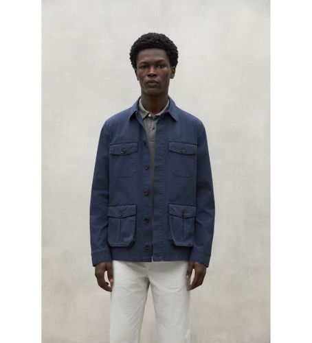 Til mænd. MCMGAJKSAHAR0753S24-161 Sahara-jakke navy (XXL), Casual, Bomuld, Lange ærmer, Bæredygtig - ECOALF - Modalova