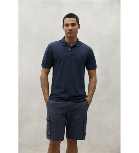 Til mænd. MCMGAPOTEDSL0820S24-161 Ted navy polo shirt (XL), Casual, Korte ærmer, Økologisk bomuld, Bæredygtig, Blå - ECOALF - Modalova