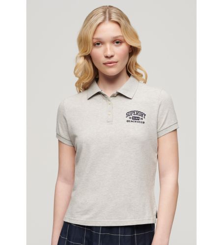 Til kvinder. W6011869A Slim fit poloshirt 90'er (S), Casual, Bomuld, Korte ærmer - Superdry - Modalova