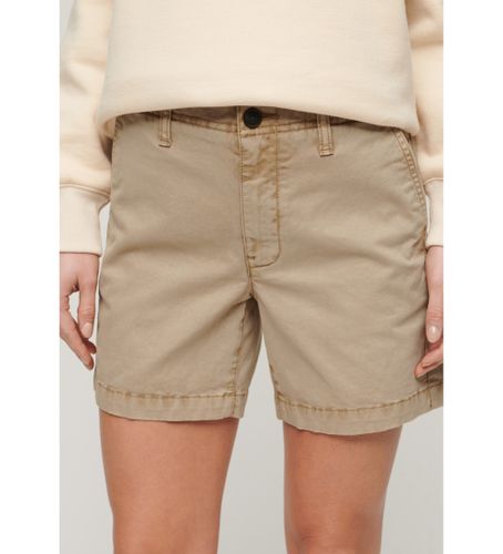 Til kvinder. W7110422A Klassiske chino-shorts (XL), Casual, Bomuld, Gråt - Superdry - Modalova