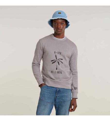Til mænd. D24703-D557-G276 Sweatshirt Musa Stencil (XS), Casual, Økologisk bomuld, Bæredygtig - G-Star - Modalova