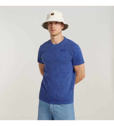 Til mænd. D24688-B256-G474 Musa Stencil Pigment Dye T-shirt (XS), Casual, Korte ærmer, Økologisk bomuld, Bæredygtig - G-Star - Modalova