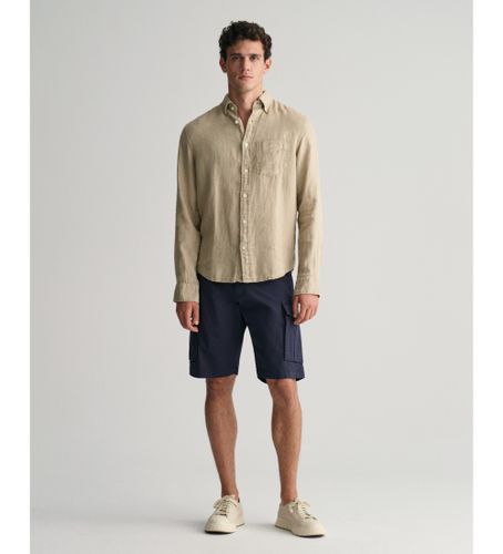 Til mænd. 205069 Navy twill Relaxed Fit cargo shorts (29), Casual, Bomuld - Gant - Modalova