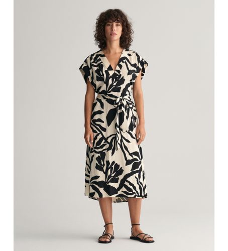 Til kvinder. 4503324 Palm Print kjole (38), Casual, Viscose, Korte ærmer - Gant - Modalova