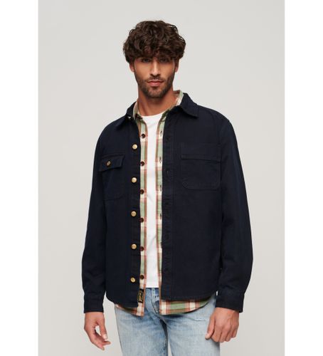 Til mænd. M4010826A Surplus lærredsovertrøje (XXL), Casual, Bomuld, Lange ærmer - Superdry - Modalova