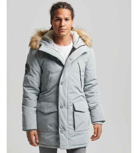 Til mænd. M5011573A Parka med hætte i imiteret pels Everest (S), Casual, Polyester, Bæredygtig - Superdry - Modalova