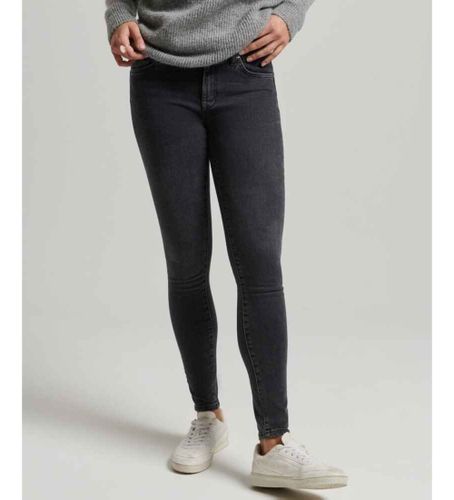 Til kvinder. W7010798A Mellemhøje jeans i økologisk bomuld Vintage (26/30), Casual, Denim, Økologisk bomuld, Bæredygtig - Superdry - Modalova