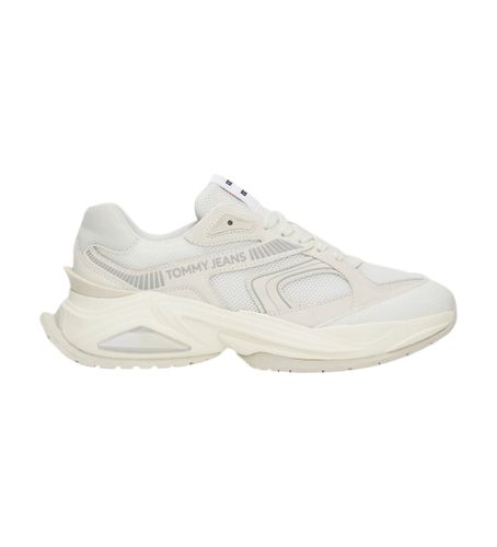 Til kvinder. EN0EN02550 Hvide retro-sneakers i (39), Fast, Ruskind, Blonder, Casual - Tommy Jeans - Modalova