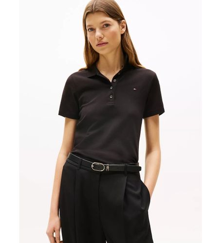 Til kvinder. WW0WW42047 Polo 1985 (L), Casual, Korte ærmer, Økologisk bomuld, Bæredygtig - Tommy Hilfiger - Modalova
