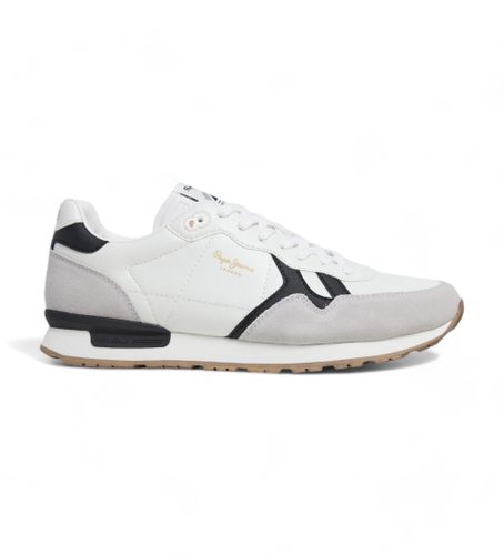 Til mænd. PMS40020 Brit Supra Læder Sneakers (44), Fast, Blonder, Casual - Pepe Jeans - Modalova