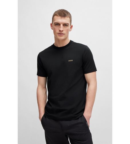 Til mænd. 50506373 Elastisk T-shirt (S), Casual, Bomuld, Korte ærmer - BOSS - Modalova