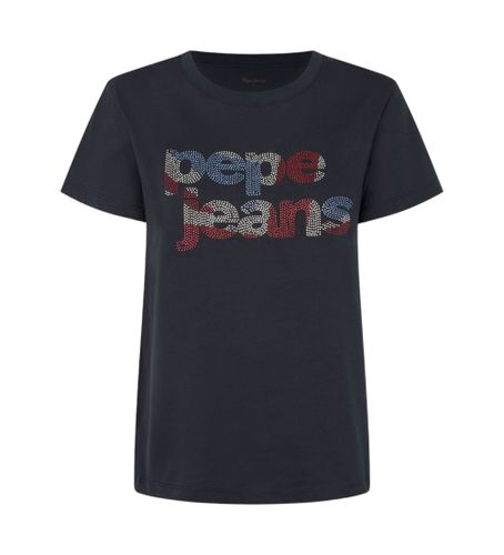 Til kvinder. PL505970 Fernandine navy T-shirt (S), Casual, Bomuld, Korte ærmer - Pepe Jeans - Modalova